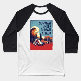 survival under climate attack Baseball T-Shirt